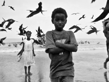 THEN ONE DAY HE WAS SHOOTIN’ AT SOME FOOD AND UP THROUGH THE GROUND